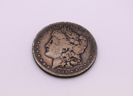 1884 MORGAN SILVER DOLLAR