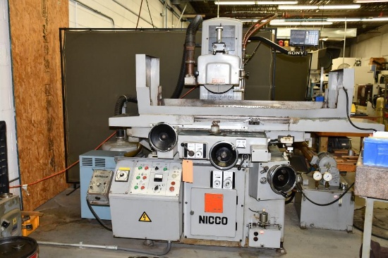 NICCO SURFACE GRINDER, MODEL NSG-6H-D, S/N A3701, 24" X 12" ELECTRO-MAGNETIC CHUCK,
