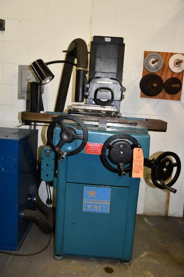 K.O. LEE SURFACE GRINDER, MODEL SE612, S/N 27802, KANETSU 6" X 12" MAGNETIC CHUCK,