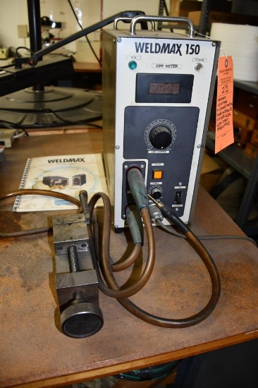 GESSWEIN RESISTANCE MICROWELD MACHINE, MODEL WELDMAX-150, S/N WRN-00254,