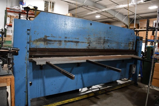 Roto-Die Hydraulic Sheet Metal Brake, Model 10, s/n 80400, Rotary Action, 16 Gauge x 10 Capacity,