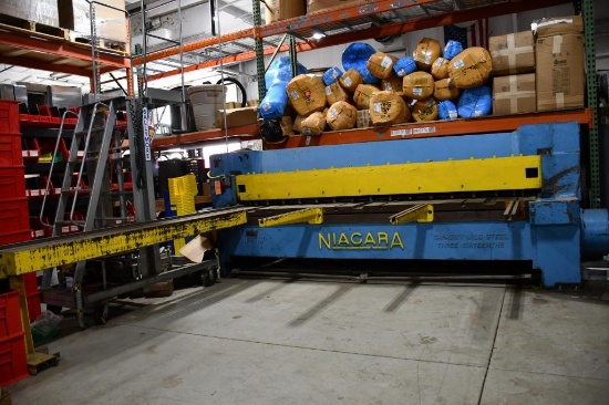 Niagara 10 Power Squaring Shear, Model 710, s/n 433, 10 x 3/16 Mild/1/8 Stainless