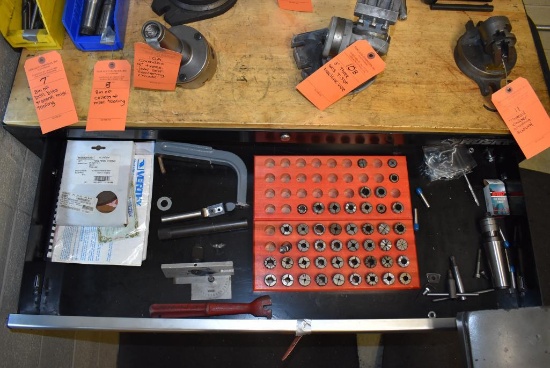 Collets And Misc. Tooling In Top Drawer