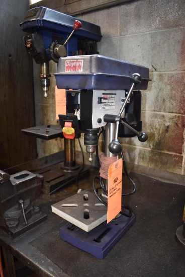 DAYTON 8" BENCH TOP DRILL PRESS, MODEL 40 PM08A
