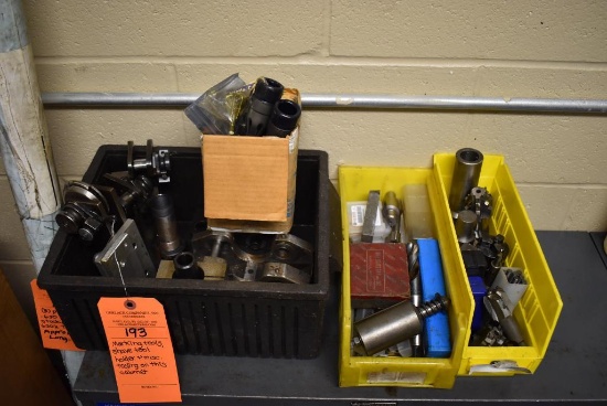 MARKING TOOLS, SHAVE TOOL HOLDER AND MISC. TOOLING ON THIS CABINET