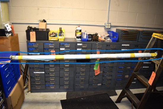 (8) PIECES OF .630 ROUND STOCK, GRADE 6262 T9, APPROX. 6' LONG