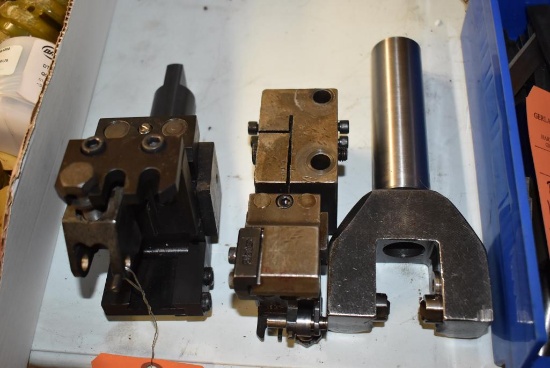 (2) Shave Tool Holders And Knurling Holder