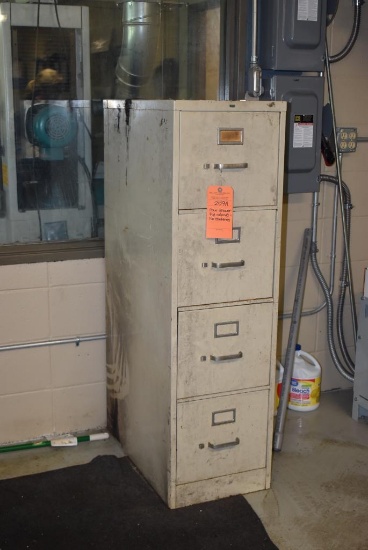 FOUR DRAWER FILE CABINET - NO CONTENTS