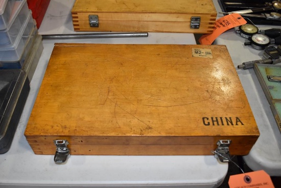 312 PIECE PIN GAUGE SET IN WOODEN BOX, 0.251 - 0.500, ONE MISSING