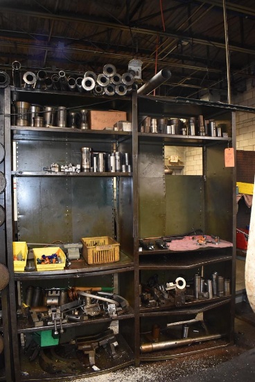 (2) 3' WIDE SHELVING UNITS WITH CONTENTS; PRIMARILY TOOLING