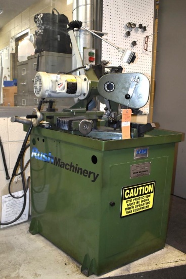 (2016) RUSH MACHINERY DRILL GRINDER, MODEL 132C, S/N 3315, 5 JAW CHUCK, WORK LAMP