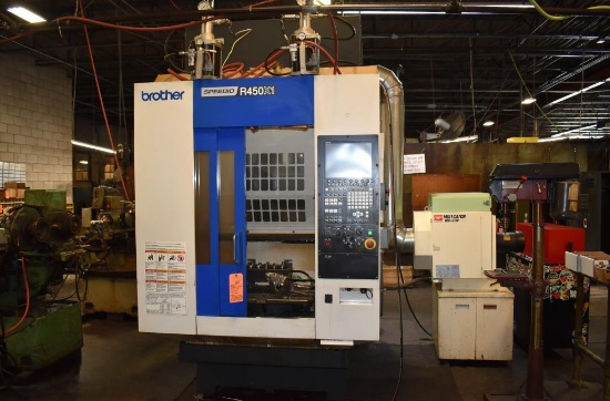 2015 BROTHER SPEEDIO R450X1 DRILL AND TAP MACHINE, S/N: 111867, NEEDS REPROGRAMMED - HAS (2)