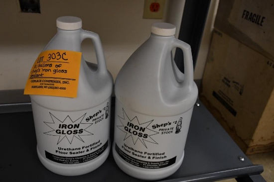 (2) Gallons Of Shep'S Iron Gloss Sealant