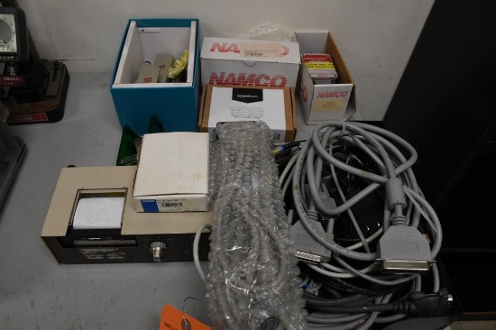 (2) NAMCO SNAP-LOCK SWITCHES, CABLES AND MISC.