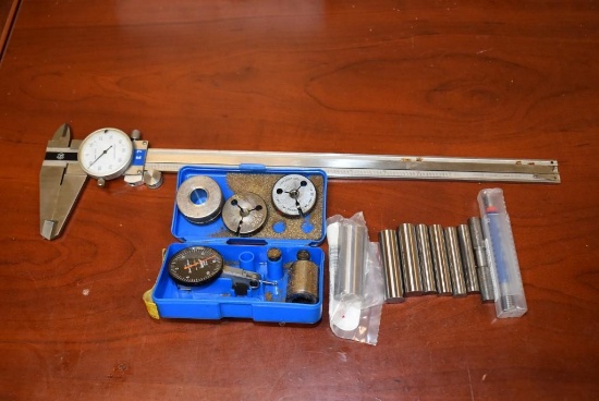 ASSORTED TOOLING, CUTTERS, PIN GAUGES, ETC.