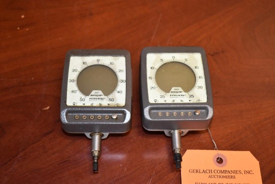 (2) ESTERLINE FEDERAL DIGITAL ELECTRONIC DIAL INDICATORS - DEI-13111-D .001" & DEI-12121-D .005"