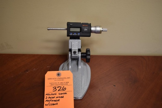 MITUTOYO DIGITAL THREE POINT INSIDE MICROMETER WITH STAND