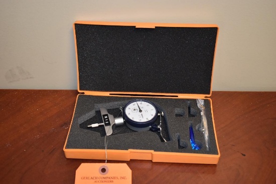 MITUTOYO DIAL INDICATOR, INCOMPLETE, WITH CASE