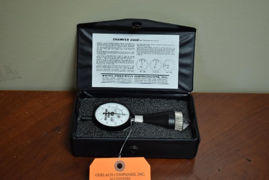 SPI CHAMFER GAGE WITH CASE, MODEL 1090, S/N: 73909