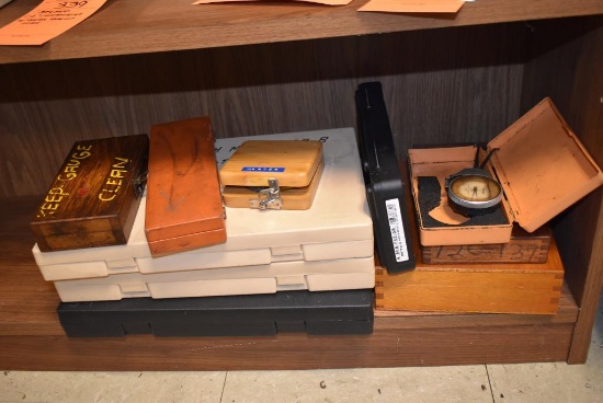 Contents Of Bottom Shelf; Assorted Incomplete Gage/Measuring Kits