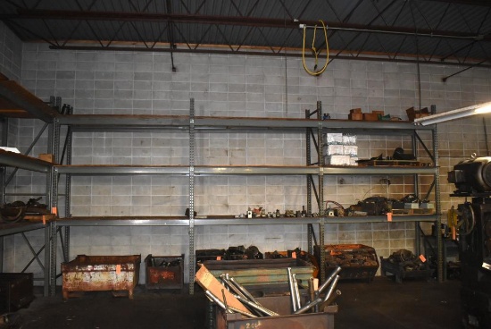 (3) SECTIONS OF STEEL PALLET RACKING, 36"D x 8'W x 12'H, NO CONTENTS - DELAYED REMOVAL UNTIL EMPTY