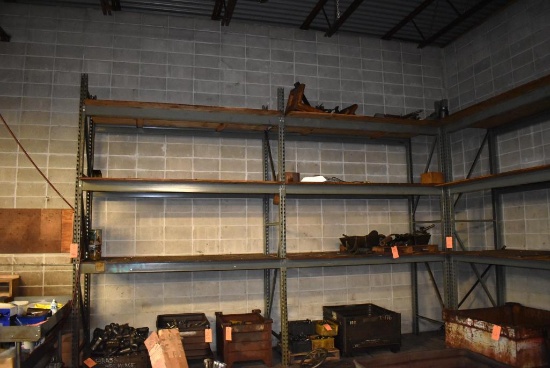(2) SECTIONS OF STEEL PALLET RACKING, 36"D x 8'W x 12'H, NO CONTENTS - DELAYED MOVEOUT UNTIL EMPTY