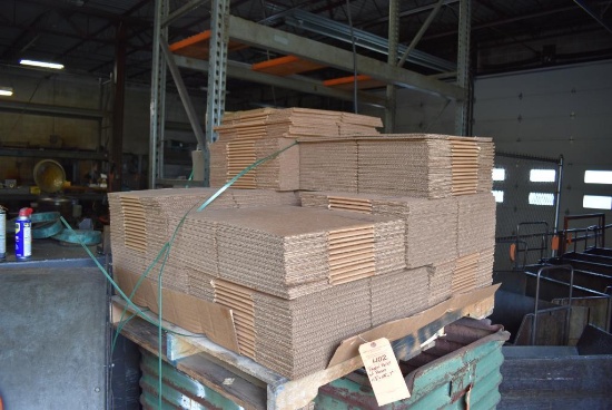 PARTIAL PALLET OF BOXES, 11 1/2" x 11 1/2" x 7"