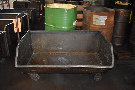ROLLING SHAVING CART, NO CONTENTS, 43"L x 29"D x 23"H