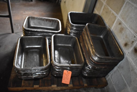 Misc. Steel Drip Pans On The Floor In This Area