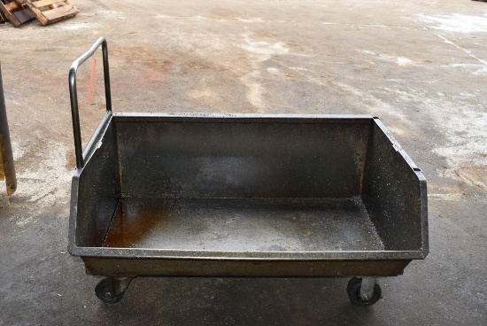 ROLLING SHAVING CART, 43"L x 29"D x 22"H, NO CONTENTS