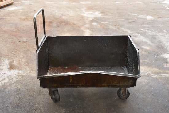 ROLLING SHAVING CART, NO CONTENTS, 38"L x 24"D x 22"H