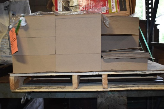 PALLET OF VERY THIN CARDBOARD SHEETS, 11 1/2" x 11 1/2", 10,000 CT.