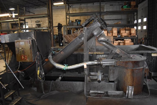 RECLAMET CHIP SPINNER, MODEL 2030, LOAD HOPPER TO INCLUDE AUGER LOADER TO SPINNER TO DRIP OIL