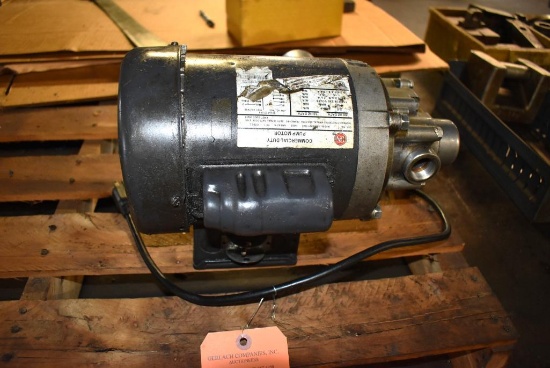 U.S. MOTORS 1/2 H.P. COMMERCIAL DUTY PUMP MOTOR