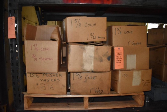 Pallet Of 1 5/8" Cone Collets And Pushers