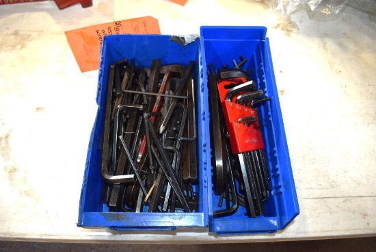 (2) BINS OF ASSORTED ALLEN WRENCHES