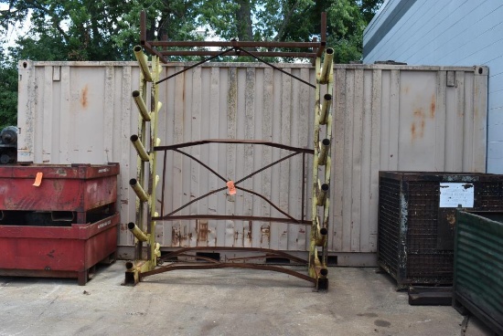 HEAVY DUTY DOUBLE SIDED CANTILEVERED RACK, 7'W x 4'D x 100"H