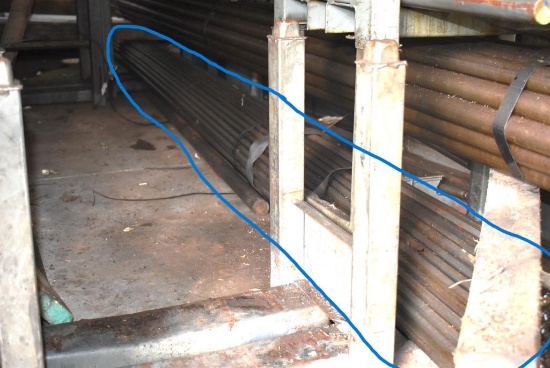 Contents On The Floor In This Section, 1/2" Hexagonal Steel Stock, Approx. 12' Long