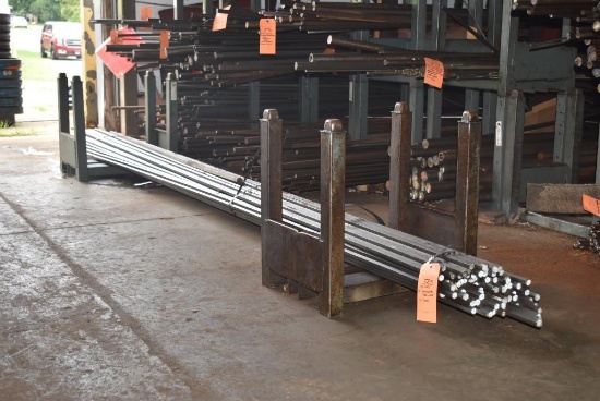 CONTENTS ON THIS RACK SECTION, 3/4" HEXAGONAL STEEL STOCK, 12' LONG