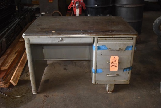 VINTAGE SMALL "INVINCIBLE" METAL DESK