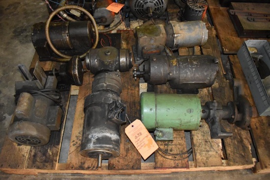 Skid Of Assorted Electric Motors