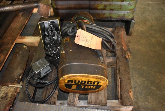 Budgit One Ton Chain Hoist
