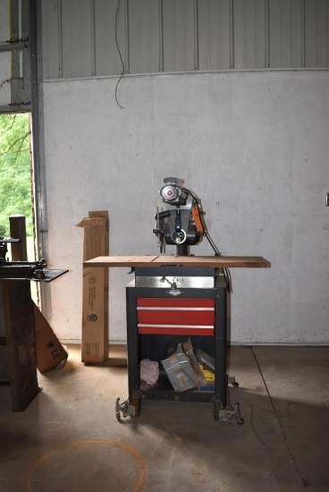 CRAFTSMAN RADIAL ARM SAW, 10" x 5/8" - 3/4" ARBOR