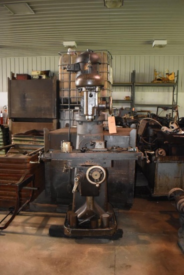 MILLRITE VERTICAL MILLING MACHINE, MODEL MV-1, 8" x 36 1/4", 3 PHASE