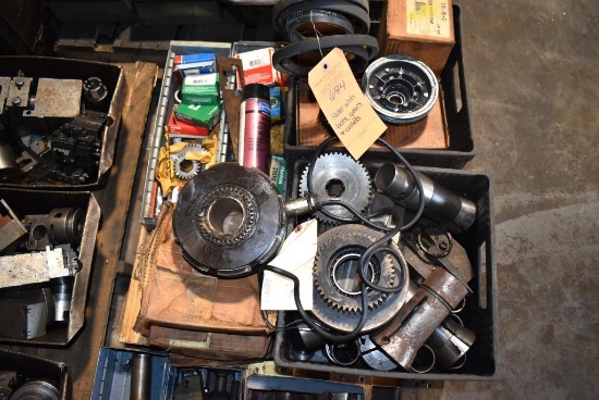 Pallet With Belts, Gears And Collets