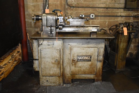 HARDINGE 2ND OPERATION LATHE TURRET LATHE, MODEL __________, S/N 017050,