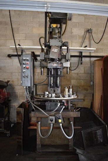 WISCONSIN TWIN HEAD VERTICAL PRODUCTION DRILL, MODEL 25, S/N TU-475-228,