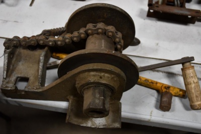 Vintage Heavy Duty Winch For Lifting Or Tensioning
