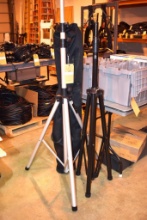(2)- lightweight lighting trees and 1-Atlas speaker tripod
