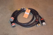 (2)- 10' 6 x 4 SO cable with CS8365/CS8364 250V 3-phase Connectors